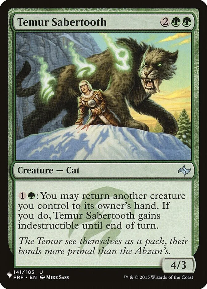 Temur Sabertooth [PLIST]