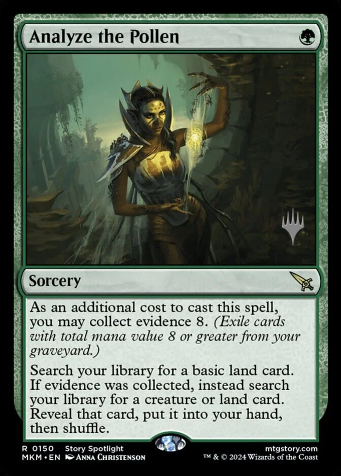 Analyze the Pollen <planeswalker stamp> [MKM]
