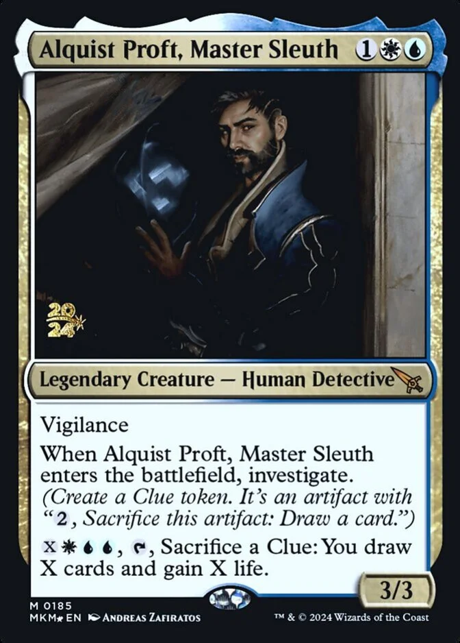 Alquist Proft, Master Sleuth <prerelease> [MKM] (F)