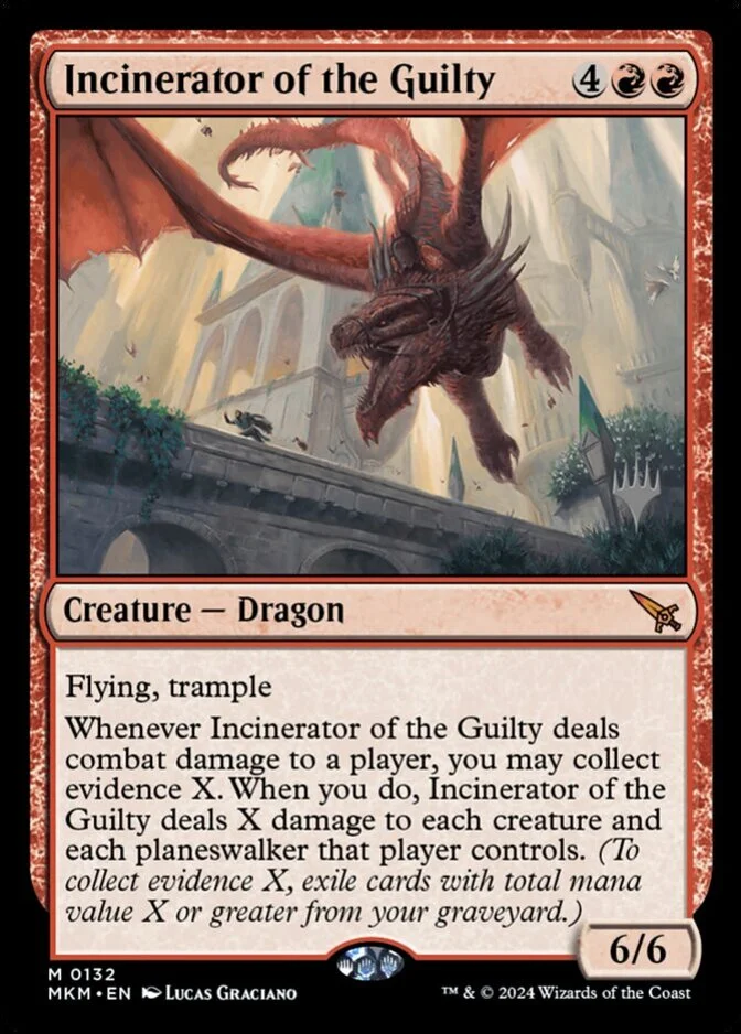 Incinerator of the Guilty <planeswalker stamp> [MKM] (F)