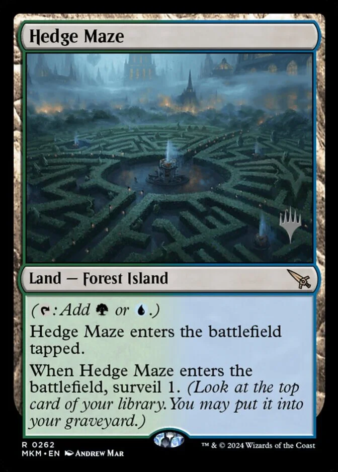 Hedge Maze <planeswalker stamp> [MKM]