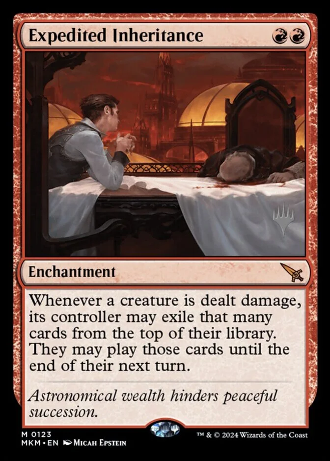 Expedited Inheritance <planeswalker stamp> [MKM] (F)