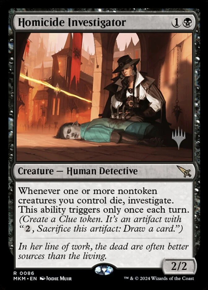 Homicide Investigator <planeswalker stamp> [MKM]