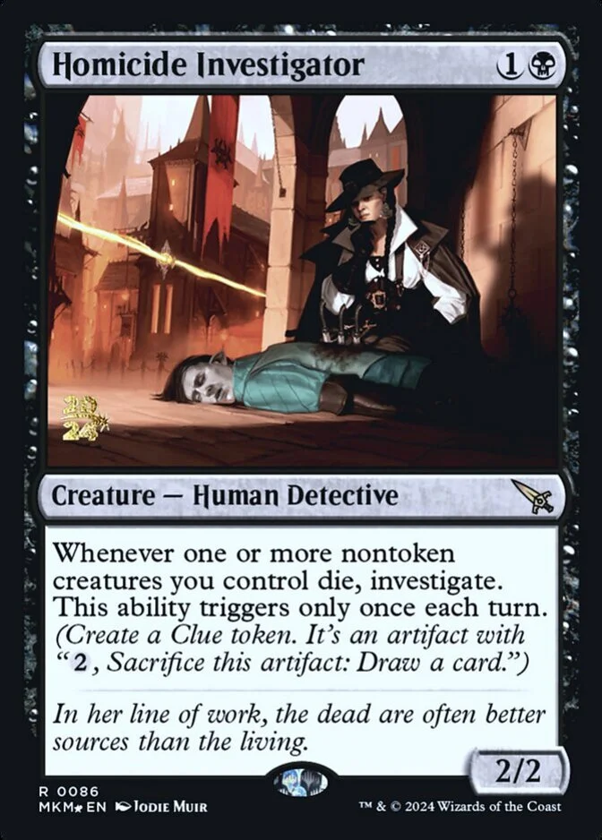 Homicide Investigator <prerelease> [MKM] (F)