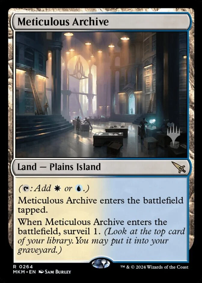 Meticulous Archive <planeswalker stamp> [MKM]