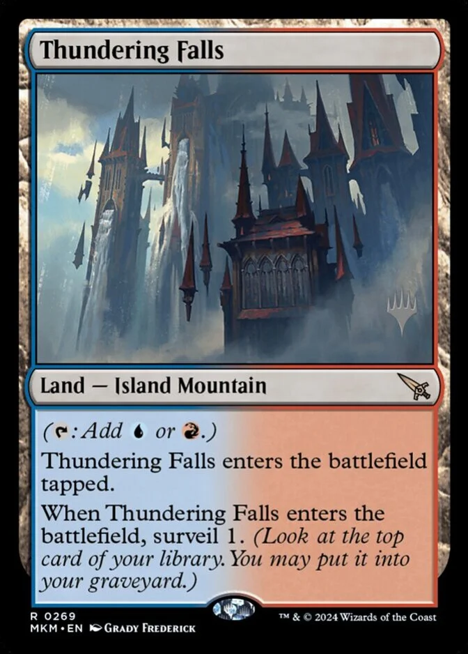 Thundering Falls <planeswalker stamp> [MKM]