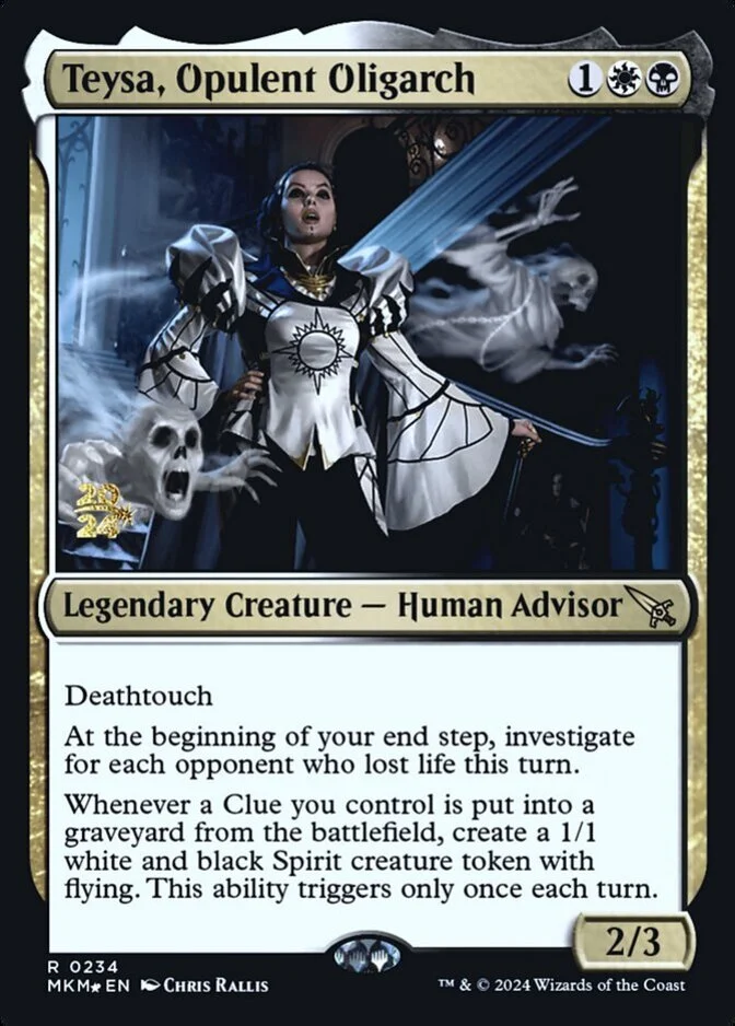 Teysa, Opulent Oligarch <prerelease> [MKM] (F)