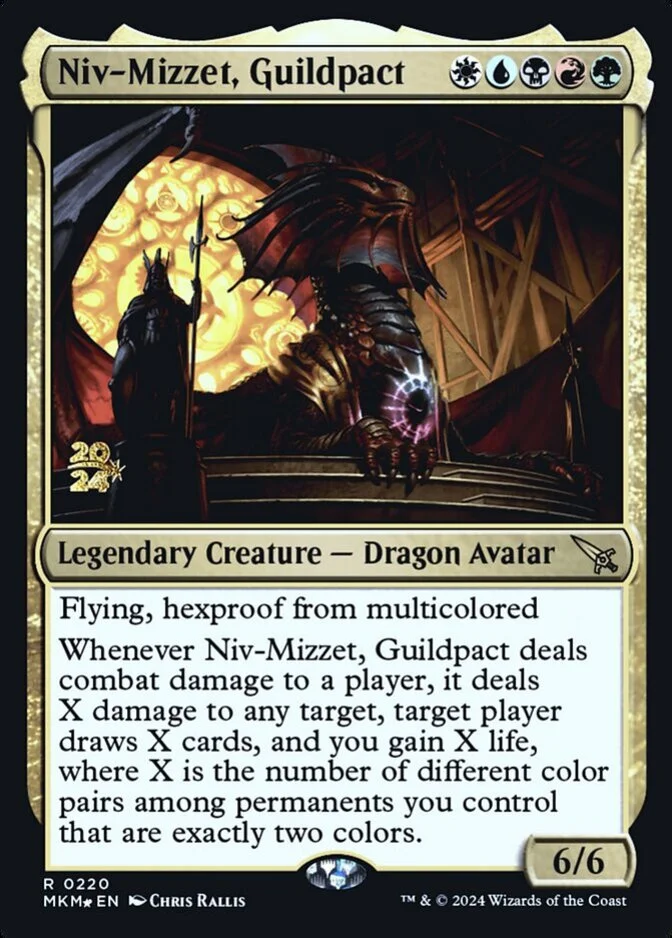 Niv-Mizzet, Guildpact <prerelease> [MKM] (F)