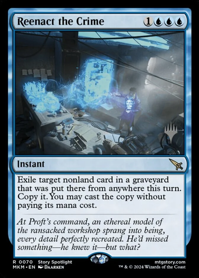 Reenact the Crime <planeswalker stamp> [MKM]