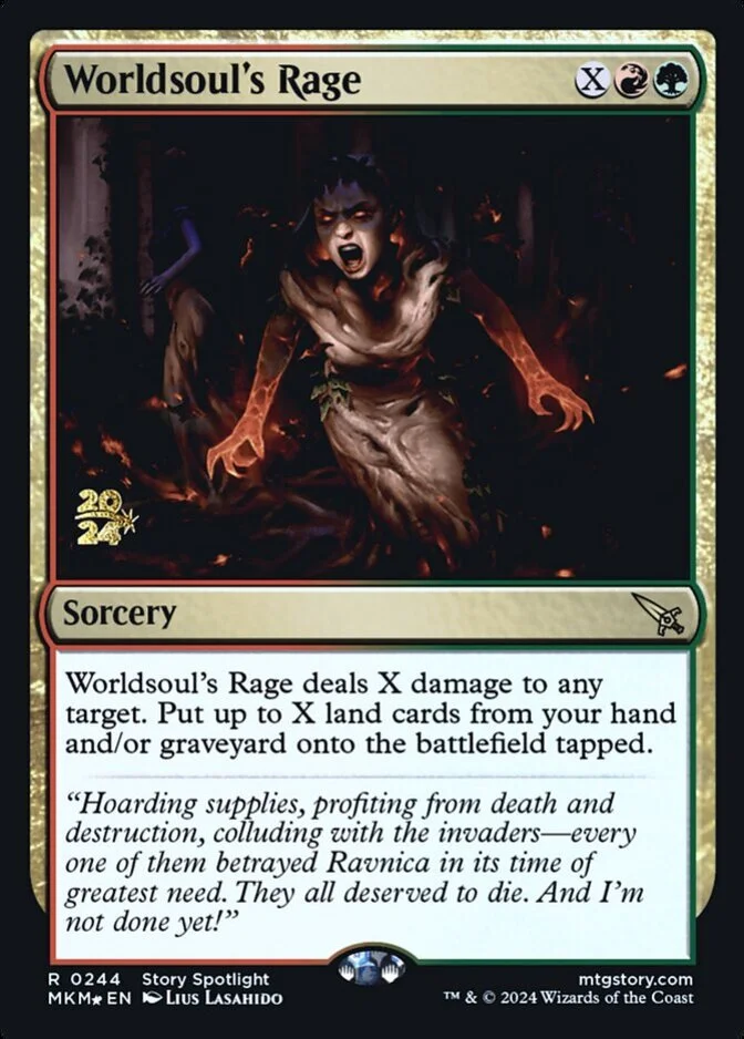 Worldsoul's Rage <prerelease> [MKM] (F)