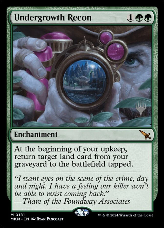 Undergrowth Recon <planeswalker stamp> [MKM] (F)