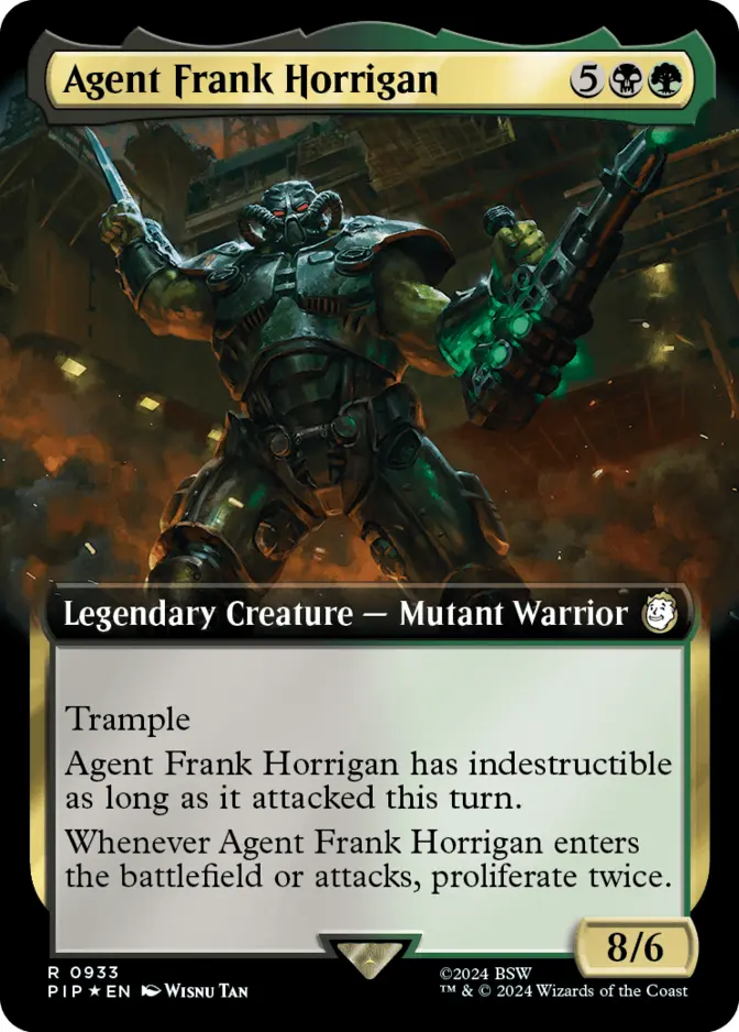 Agent Frank Horrigan <extended - surge foil> [PIP] (F)