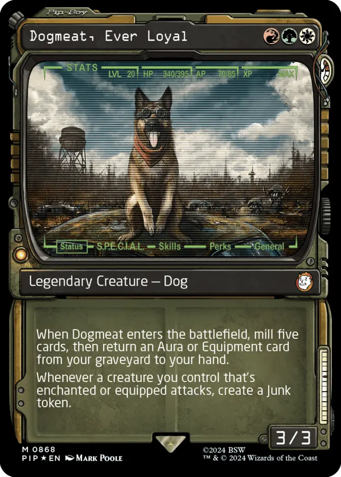 Dogmeat, Ever Loyal <showcase - surge foil> [PIP] (F)