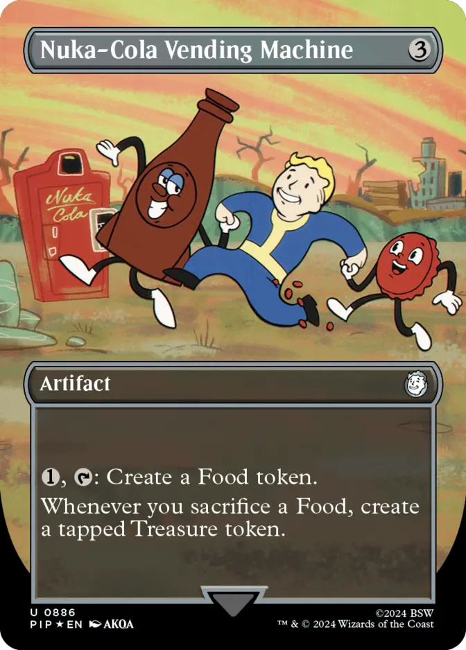 Nuka-Cola Vending Machine <borderless - surge foil> [PIP] (F)