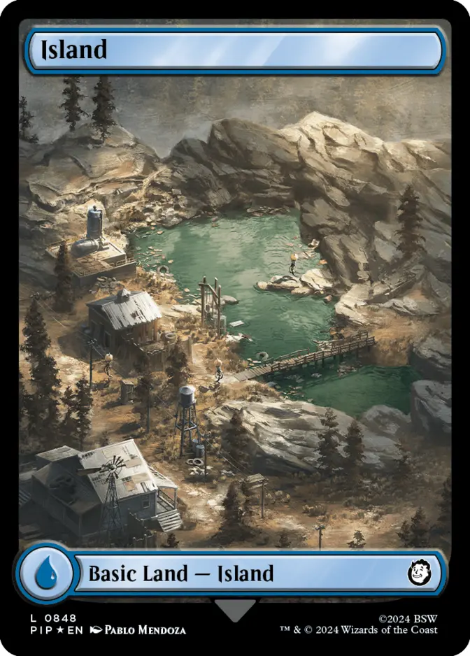 Island <848 - surge foil> [PIP] (F)