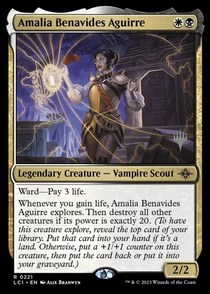 Amalia Benavides Aguirre <planeswalker stamp> [LCI]