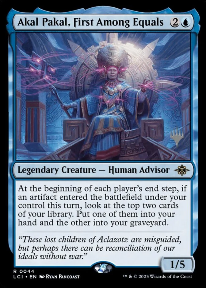 Akal Pakal, First Among Equals <planeswalker stamp> [LCI]