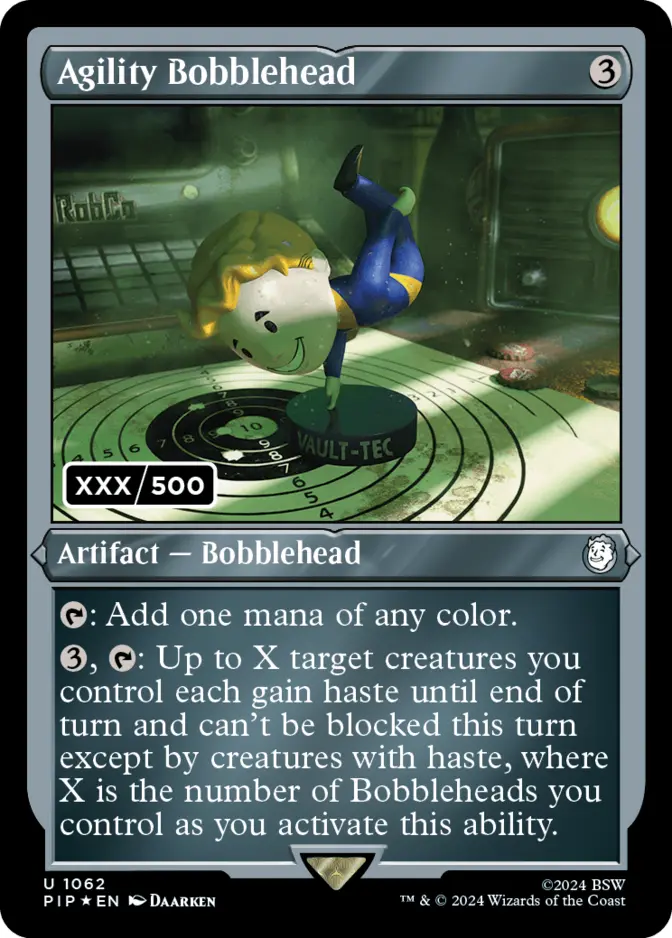 Agility Bobblehead <serialized> [PIP] (F)