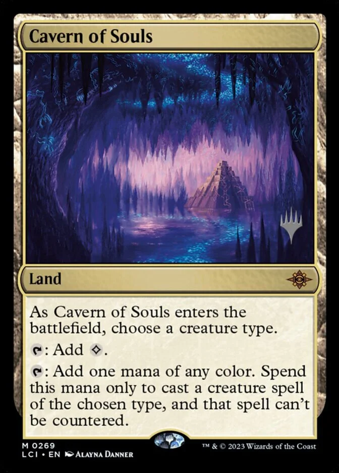 Cavern of Souls <planeswalker stamp> [LCI]