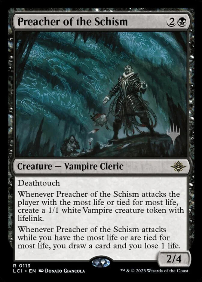 Preacher of the Schism <planeswalker stamp> [LCI]