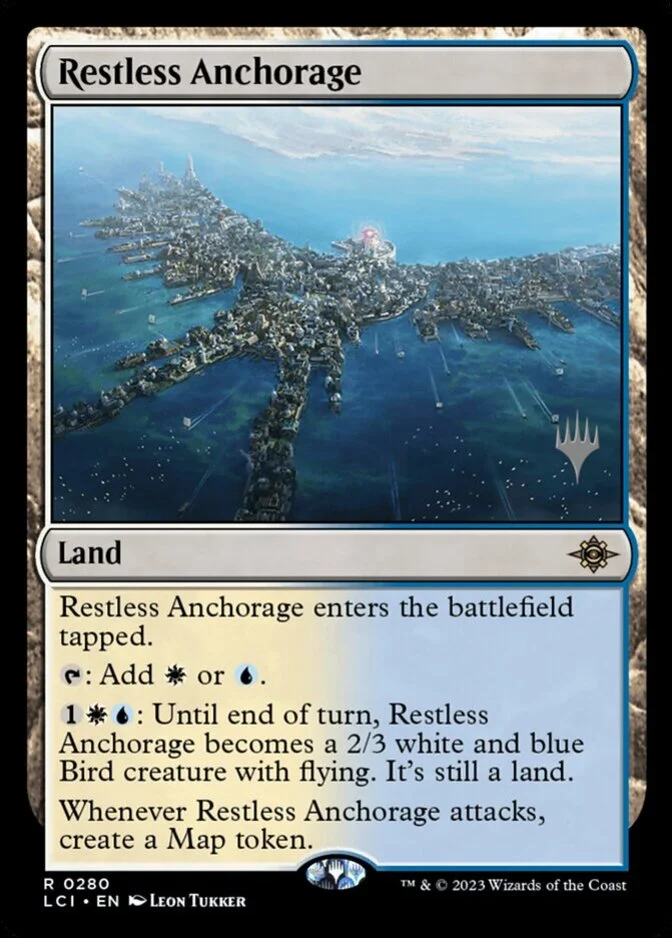Restless Anchorage <planeswalker stamp> [LCI] (F)
