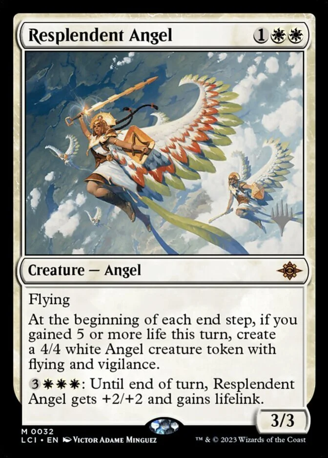 Resplendent Angel <planeswalker stamp> [LCI]