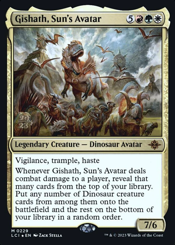 Gishath, Sun's Avatar <prerelease> [LCI] (F)