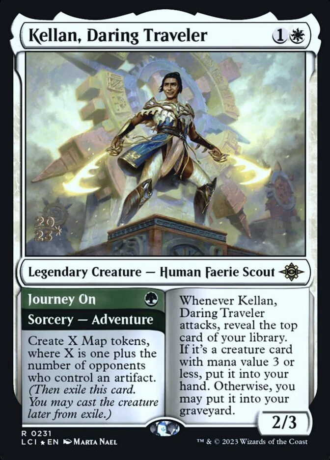 Kellan, Daring Traveler <prerelease> [LCI] (F)