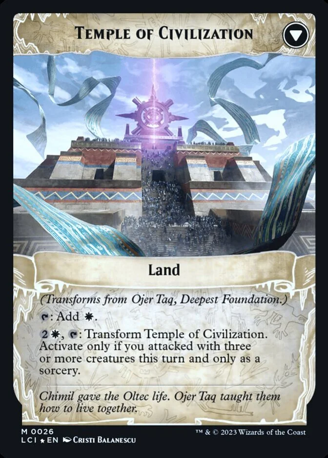 Temple of Civilization <prerelease> [LCI] (F)