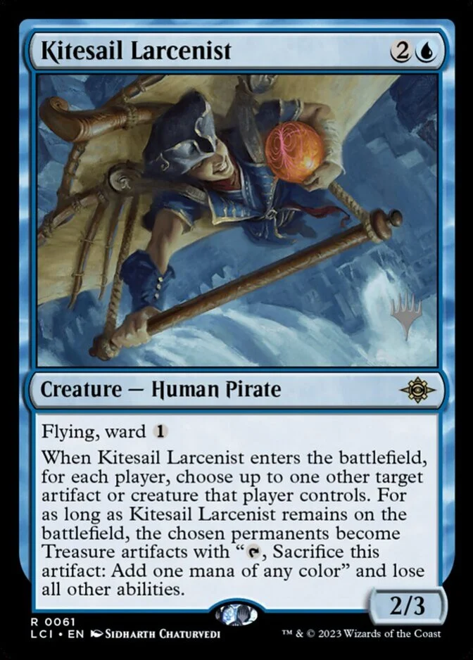 Kitesail Larcenist <planeswalker stamp> [LCI]
