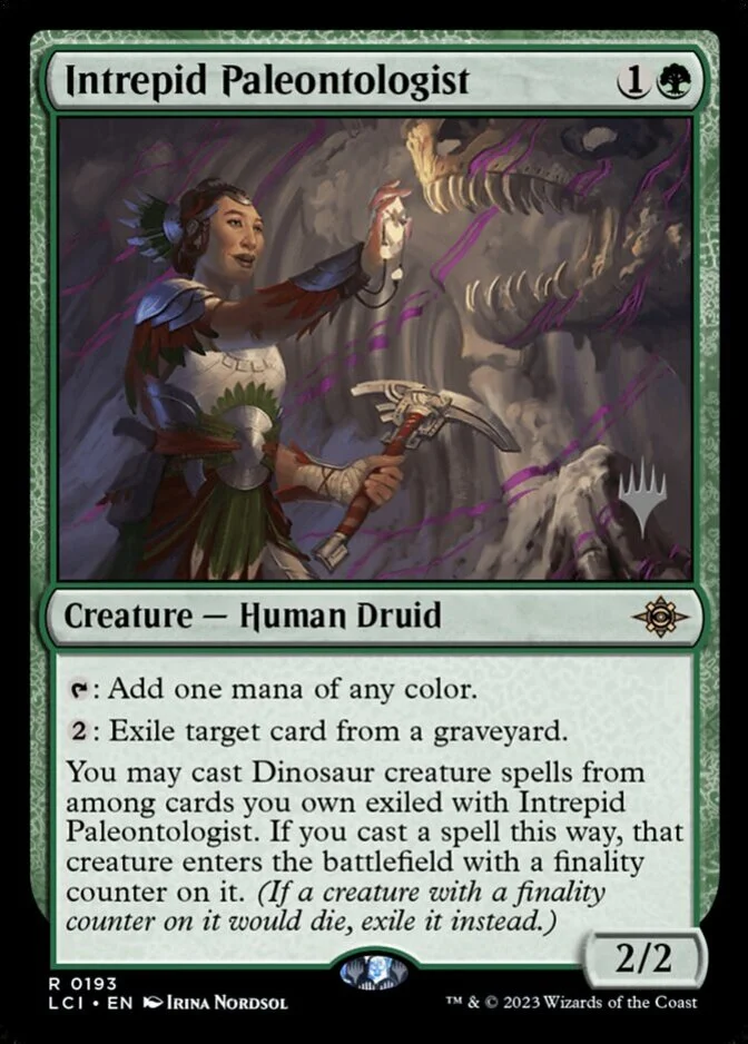 Intrepid Paleontologist <planeswalker stamp> [LCI] (F)