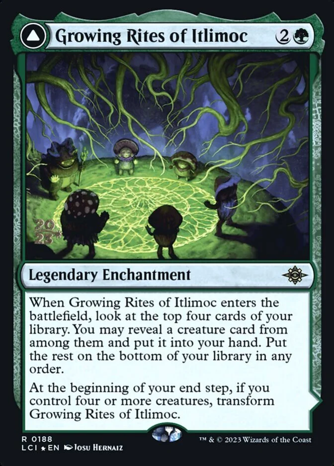 Growing Rites of Itlimoc <prerelease> [LCI] (F)