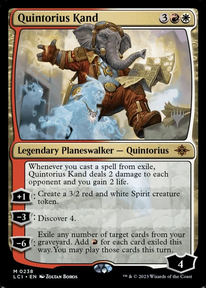 Quintorius Kand <planeswalker stamp> [LCI]