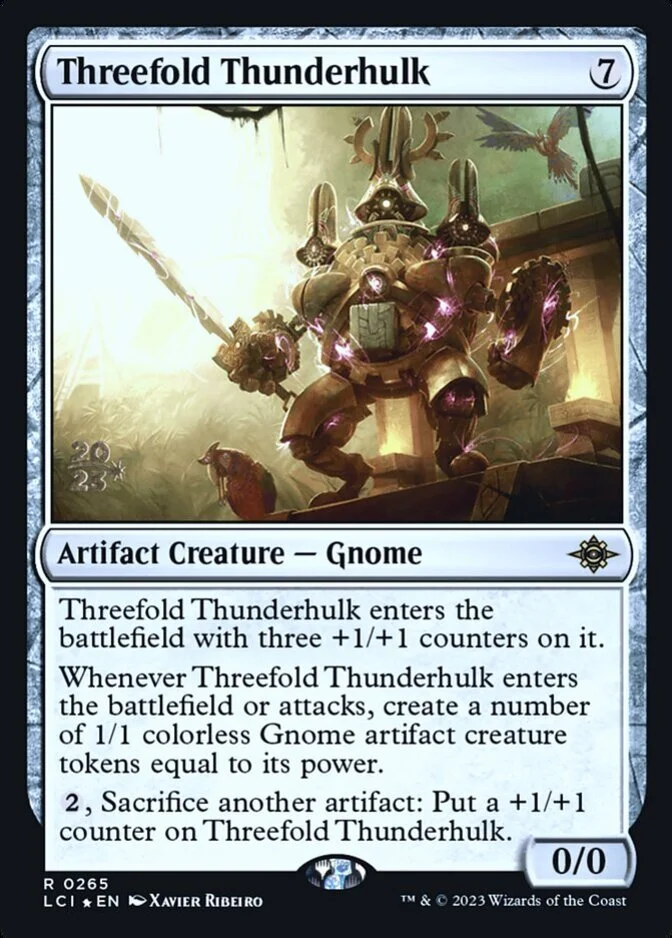 Threefold Thunderhulk <prerelease> [LCI] (F)