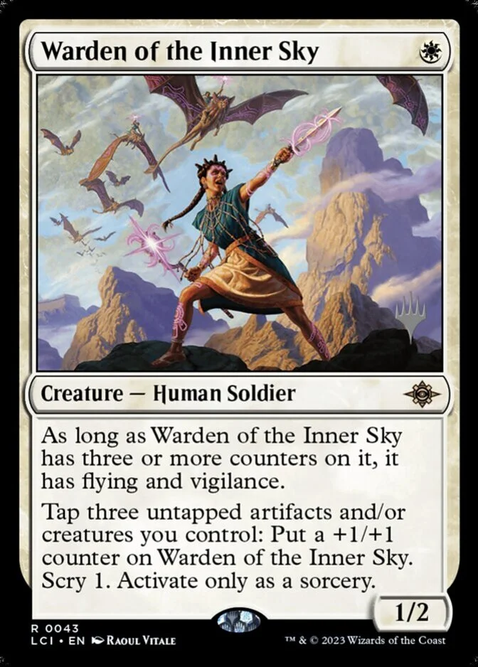 Warden of the Inner Sky <planeswalker stamp> [LCI] (F)