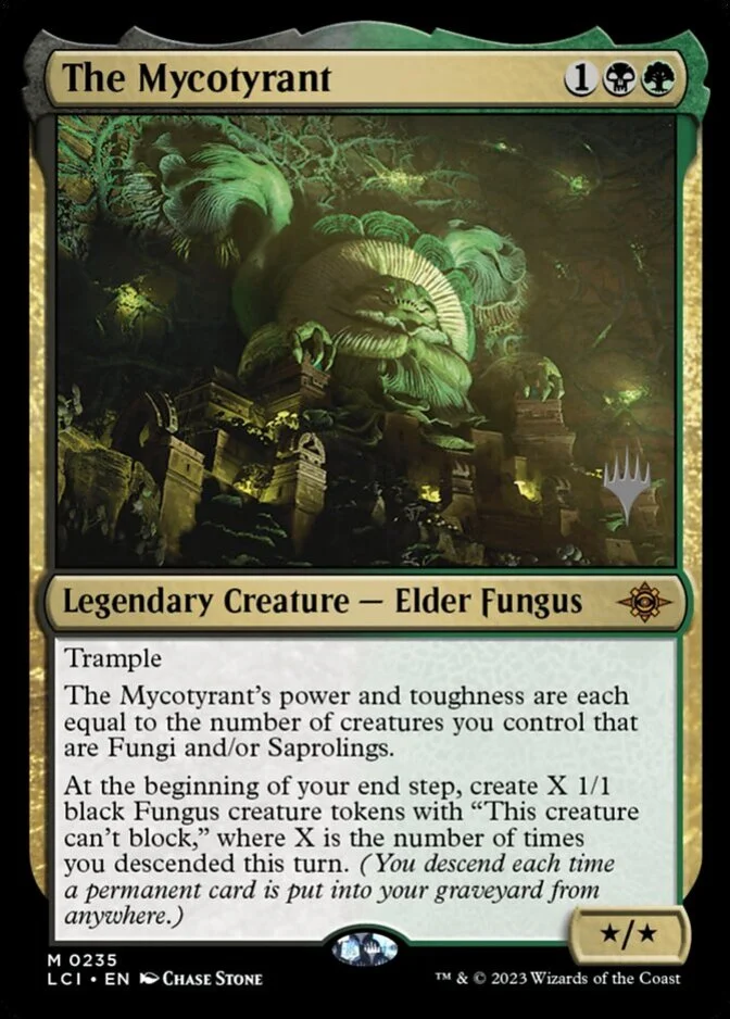 The Mycotyrant <planeswalker stamp> [LCI]