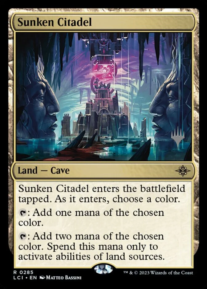 Sunken Citadel <planeswalker stamp> [LCI]