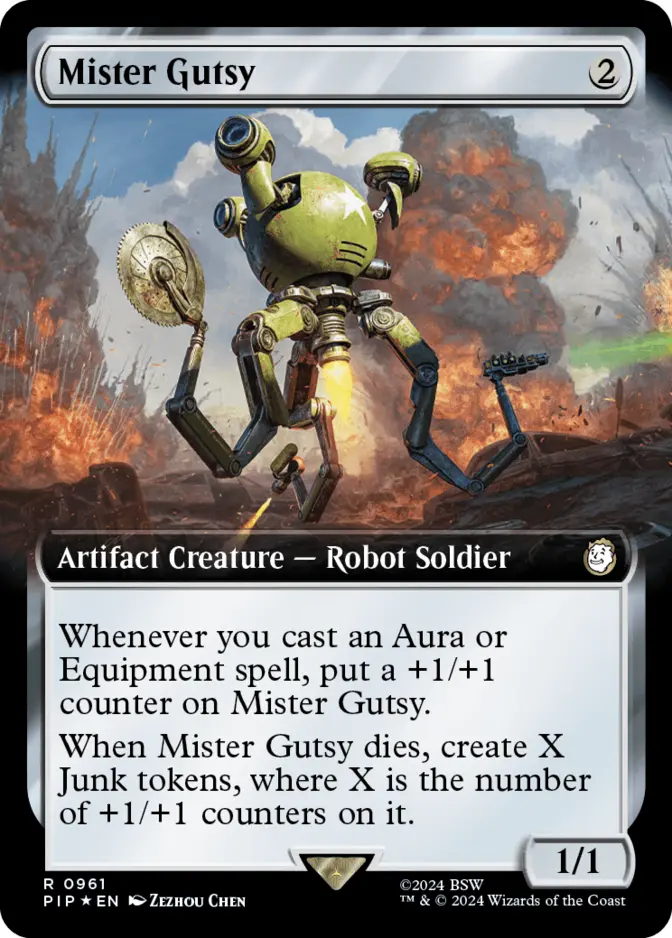 Mister Gutsy <extended - surge foil> [PIP] (F)