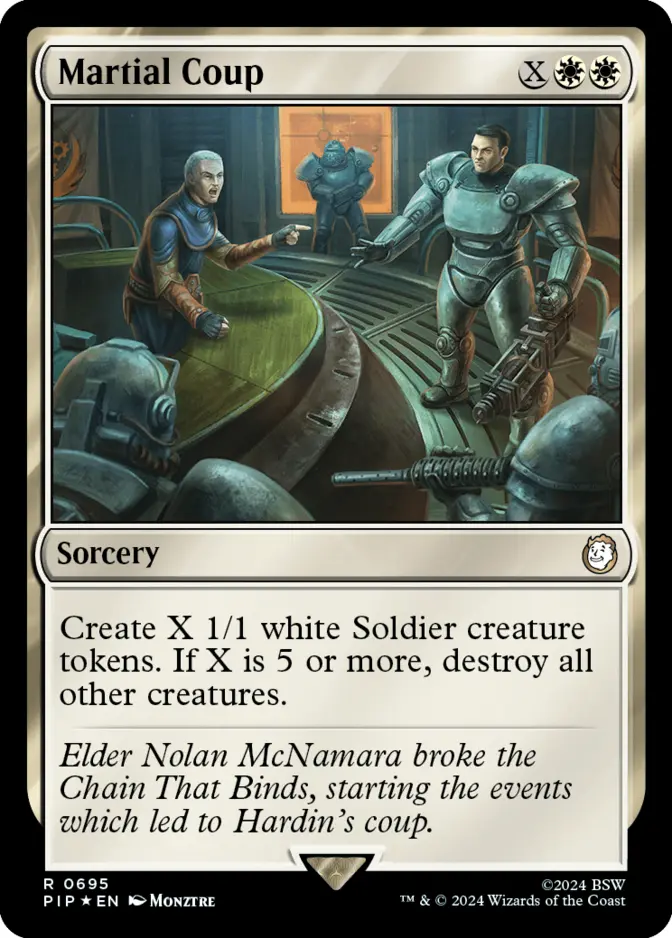 Martial Coup <surge foil> [PIP] (F)