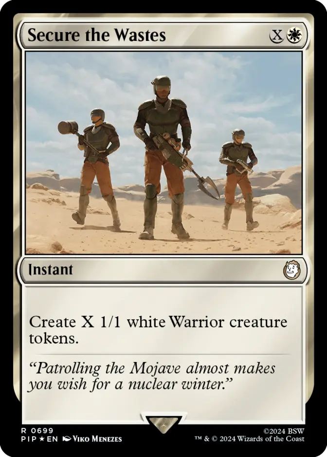Secure the Wastes <surge foil> [PIP] (F)