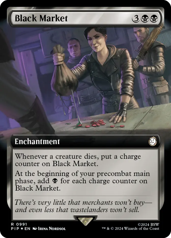 Black Market <extended - surge foil> [PIP] (F)