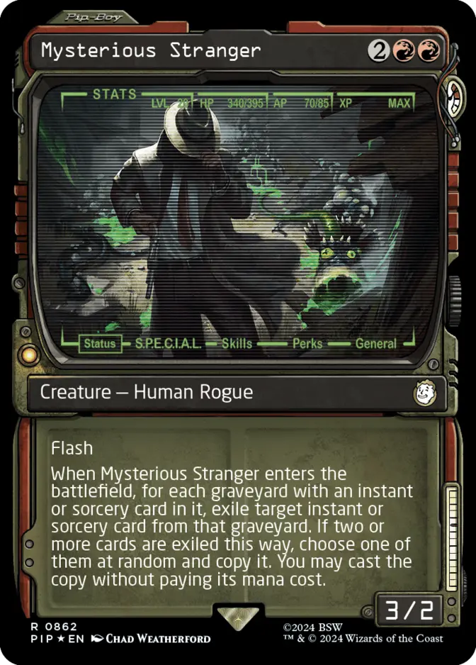 Mysterious Stranger <showcase - surge foil> [PIP] (F)