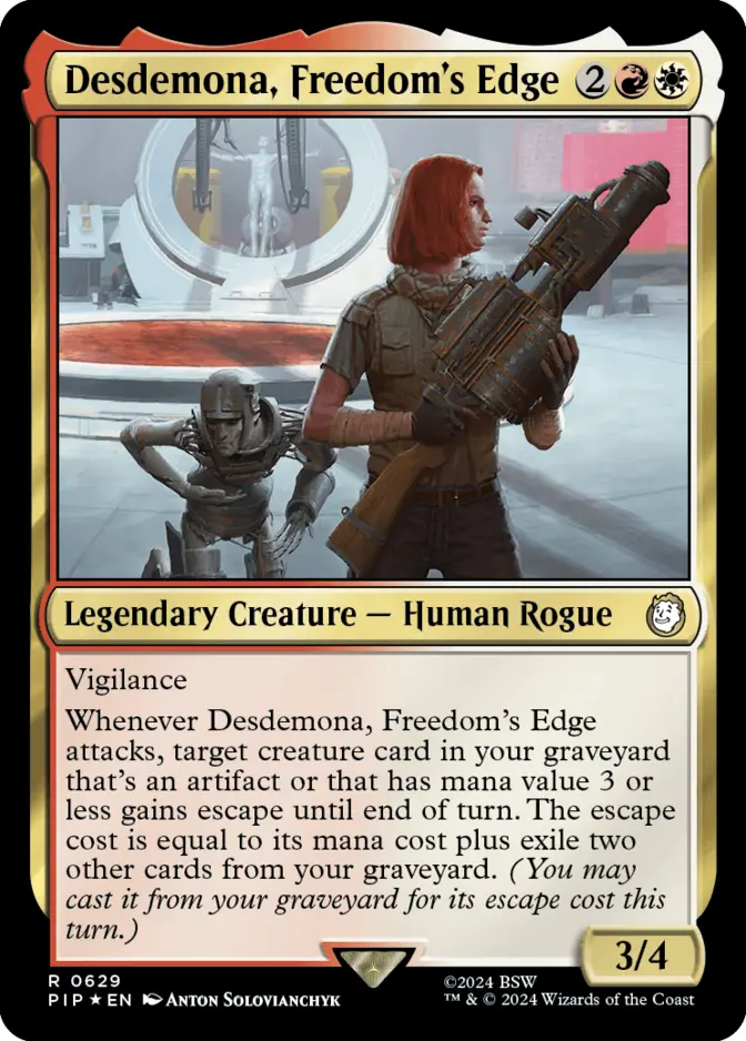 Desdemona, Freedom's Edge <surge foil> [PIP] (F)