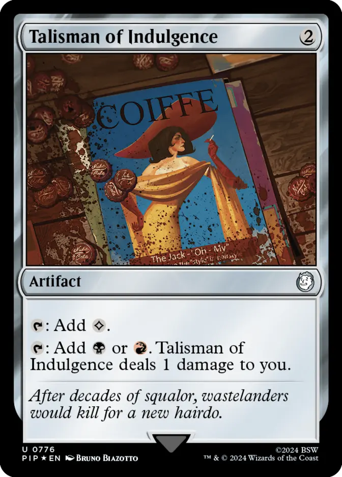 Talisman of Indulgence <surge foil> [PIP] (F)