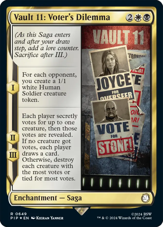 Vault 11: Voter's Dilemma <surge foil> [PIP] (F)