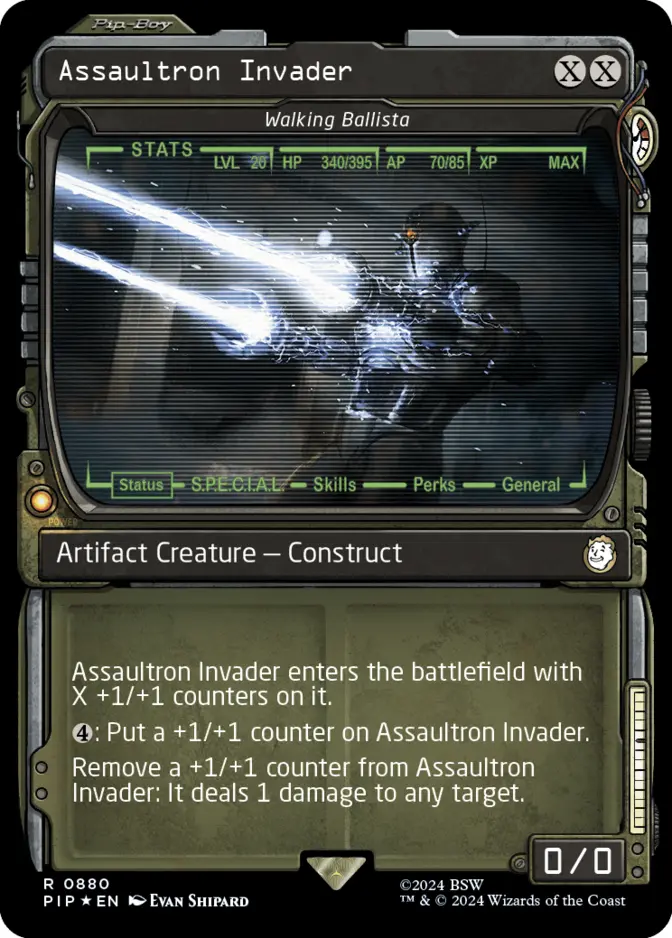 Walking Ballista <Assaultron Invader - showcase - surge foil> [PIP] (F)