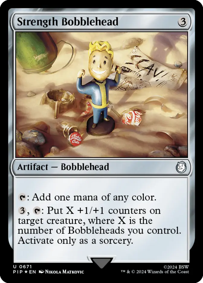 Strength Bobblehead <surge foil> [PIP] (F)