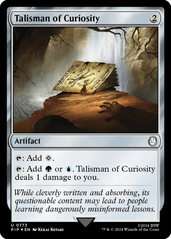 Talisman of Curiosity <surge foil> [PIP] (F)
