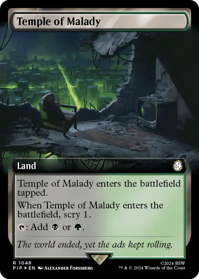 Temple of Malady <extended - surge foil> [PIP] (F)