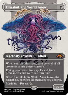 MTG Emrakul,アートボード Emrakul, the World Anew, Modern Horizons 3 (MH3) Price History
